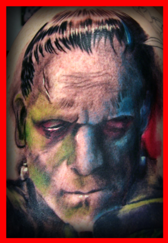 Tattoos - Movie Sci Fi tattoos - Frankenstein